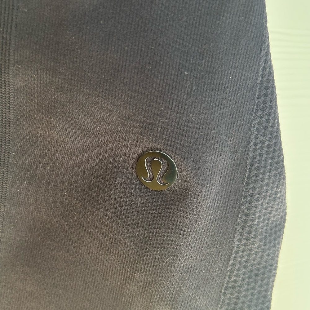 Lululemon Zone In Leggings Sz 8 Gray Slate High Rise W5I07S Yoga - Picture 3 of 5